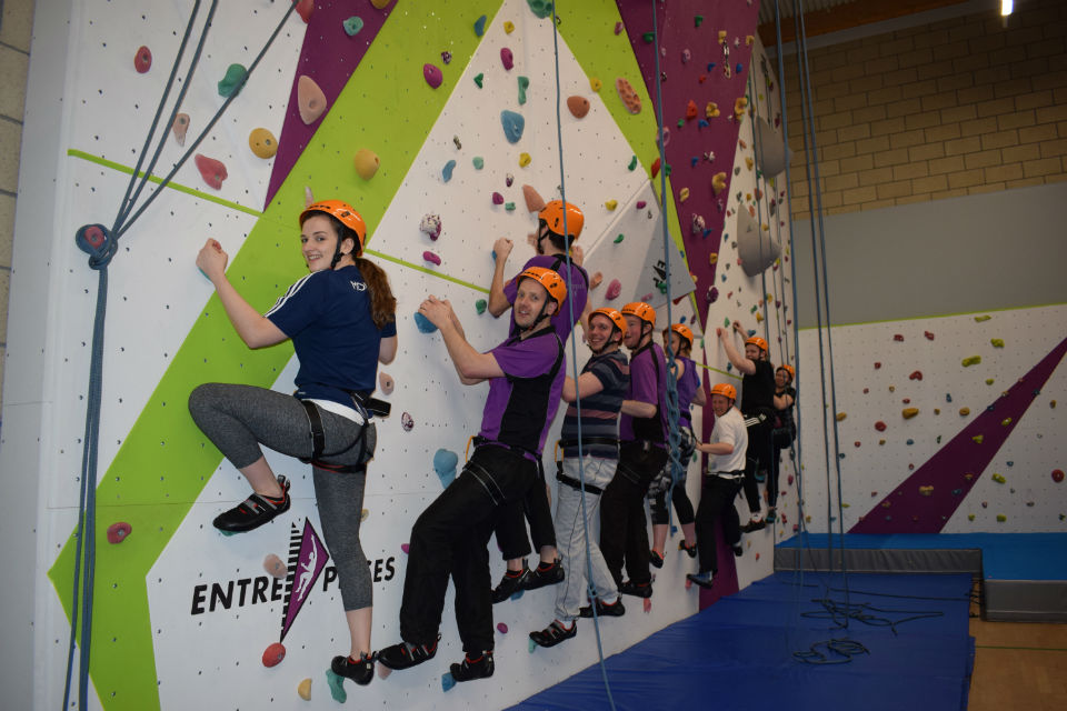 New indoor climbing wall open to all Shetland Recreational Trust