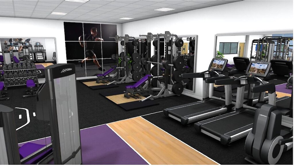 An artist's impression of the new gym